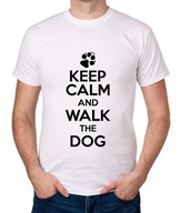 koszulka KEEP CALM AND WALK THE DOG prezent