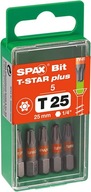 SPAX BIT T25 KOŃCÓWKA TORX T-STAR PLUS - 5 SZT