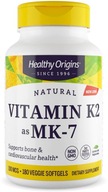 Healthy Origins | prírodný Vitamín K2 MK7 s natto | 100 mcg | 180 kaps.