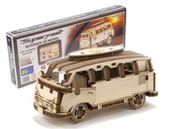 3D puzzle Mechanické auto Mini Bus Retro