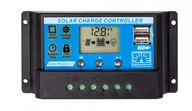 REGULATOR 40A SOLARNY PWM SOL LCD 2xUSB VOLT