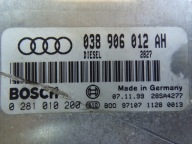 computer Centralina Motore AUDI A4 B5 1.9 TDI 038906012AH / 0281010200