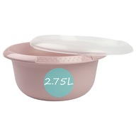 MŰANYAG TÁL NAGY 2.75L KONYHAI MEDENCE ÉTELTARTÓ FEDÉLLEL