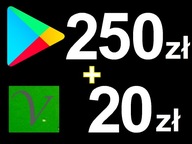 Karta Google Play 250 zł Kod Prepaid Klucz Android