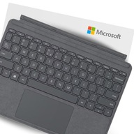 ORYGINALNA Klawiatura Microsoft Surface Pro 7, 6, 5, 4, 3|Szara LED US /PL