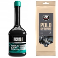 Forte Bio Degreaser Cooling System Flush 400 ml + Obrúsky do kokpitu K2 Polo Matt K425 24 kusy matné