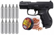 Wiatrówka Pistolet Walther CP99 Compact 4,5mm ZESTAW ŚRUT BB + 10x CO2