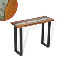 Stolik typu konsola, drewno tekowe, 100 x 35 x 75