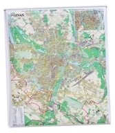 POZNAŃ. MAPA ŚCIENNA 1:20 000 PRACA ZBIOROWA