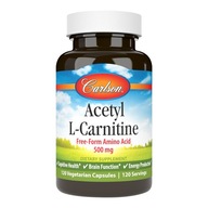 Acetyl L-Carnitine 500mg 120 kapsúl Carlson Labs