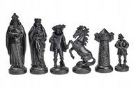 Figury szachowe stylizowane na Średniowiecze