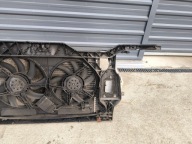 support panel for radiators complete AUDI A4 B8 LIFT 1.8 2.0 TDI TFSI 2 fans MANUAL