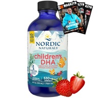 NORDIC NATURALS CHILDRENS DHA OMEGA-3 PRE DETI JAHODA 530mg 119 ml