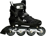 ROLKI łyżworolki REGULOWANE 4s abec7 Carbon- 34-37