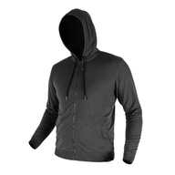 BLUZA MĘSKA ROZPINANA Z KAPTUREM SPORTOWA dresowa SZARA NEO COMFORT XL/54