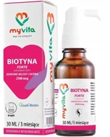 Kvapky Biotín Forte 2500 mcg MyVita - 30 ml