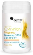 ALINESS Cytrynian Magnezu BEZWODNY 100% z B6 250 g