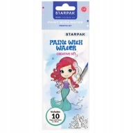 KREATIVNÍ sada pro děti Omalovánky MALOVÁNÍ VODOU Dívka Ruční práce