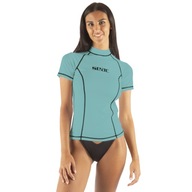Koszulka UV damska rashguard SEAC T-SUN z krótkim rękawem turkusowa S