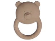 Hryzátko pre bábätká z prírodného kaučuku Medvedík Bear Hnedý Jollein