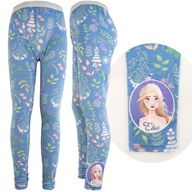 LEGGINSY BAWEŁNIANE Elza z błyszczącym pasem 128