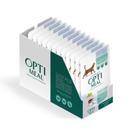 OPTIMEAL Superpremium kapsicky pre mačky treska a zelenina v želé 12x85g