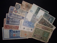 Niemcy - zestaw banknotów - 15 sztuk