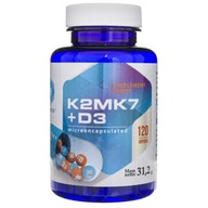 HEPATICA Vitamín K2 MK7 2000 IU D3 2000 120 kaps Imunita