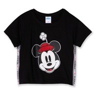 Disney Minnie Mouse Tričko Čierne T-Shirt 128