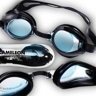 SZCZELNE Okulary Gogle Pływackie na Basen do Pływania Filtr ANTI-FOG + Etui