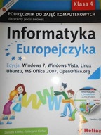 Informatyka Europejczyka SP kl.4 podręcznik