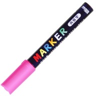 MARKER AKRYLOWY OZDOBNY DEKO 1-2 MM RÓŻOWY MG