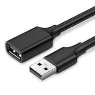 Predlžovací kábel USB 2.0 Ugreen US103 1 m čierny + PRICESIO PROTECT - PREDĹŽENÁ ZÁRUKA NA 3 ROKOV