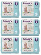 BAMBO NATURE MINI 2 EKO PIELUSZKI 3-6kg 6x30 6PAK