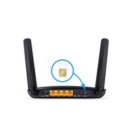 TP-LINK SIM/Dwupasmowy, bezprzewodowy router 4G LTE, AC750/ Archer MR200