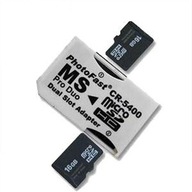 Adapter Dual MicroSD / MS ProDuo