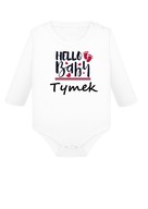 Body niemowlęce Narodziny r. 3-6M Hello Baby IMIĘ