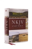 NKJV Study Bible, Hardcover, Burgundy, Full-Color, Comfort Print Thomas