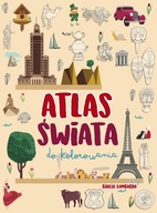 Atlas świata do kolorowania Giulia Lombardo (ilustr.)