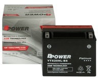 Batéria BPOWER PLATINUM YTX20HL-BS 18Ah 310A