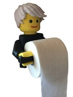 Uchwyt na papier toaletowy LEGO MAN CzarnyGR