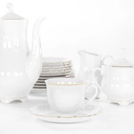 Kávéscsésze 6 személyes 12 el. Rococo Arany vonal