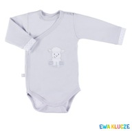 EWA NEWBORN Body REGL DŁ szary 50