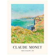 Plakat 40x30 Claude Monet pejzaż klif morze malowany sztuka BOHO 30 WZORÓW