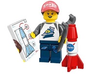 LEGO Minifigurka Ludzik col20-6 Space Fan