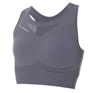 Stanik sportowy Brubeck Crop Top GYM szary L