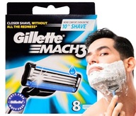 GILLETTE MACH3 WKŁADY OSTRZA WYMIENNE 8SZT