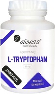 Aliness L-TRYPTOFAN Tryptophan 500 mg 100 kaps STRES DOBRY SEN Bezsenność