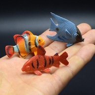 12 sztuk tropikalny Ocean ryby zwierzęta figurki z