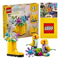 LEGO Creator 3w1 - Kvety v cievke, Kaloš, 2Vtáky na rebrách 31149 + Taška